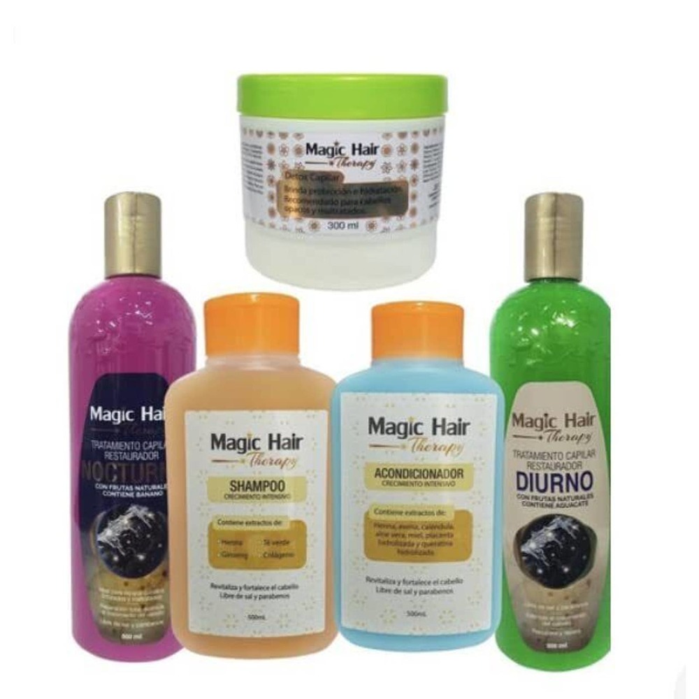 Magic Hair Therapy Sh y Ac Crecimiento Intensivo,, Diurno, Nocturno y Detox